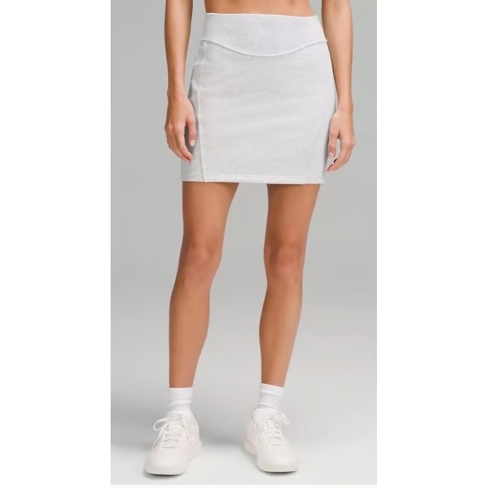 Lululemon scuba HR Skirt Gray summer beach athletic casual new